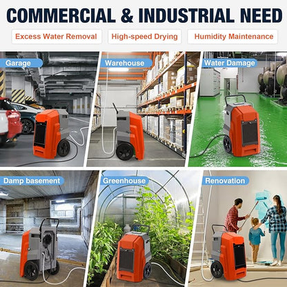 MOUNTO 180Pints LGR Industrial Dehumidifier - Image 7