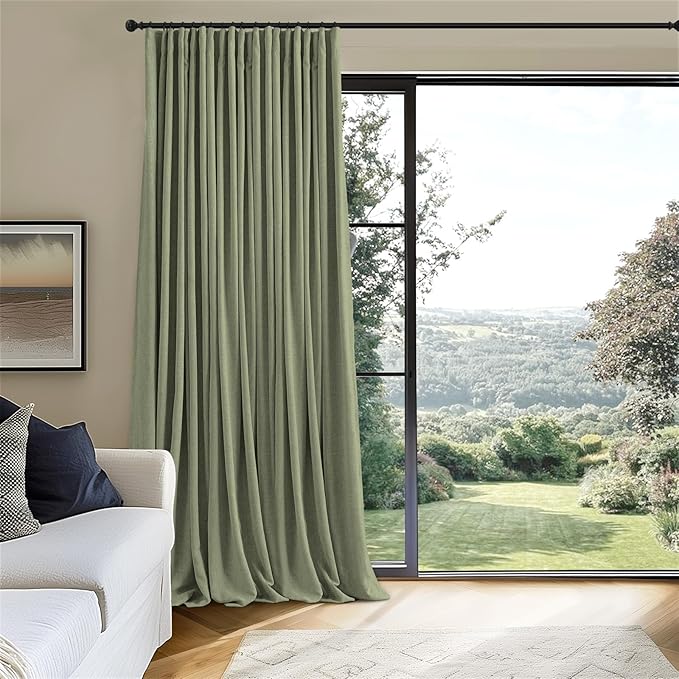 INOVADAY Thermal Sliding Door Curtains 100% Blackout Curtains - Image 2
