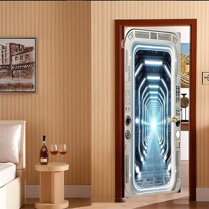 3D Door Stickers, Peel and Stick Vinyl Wallpaper, Self-Adhesive Mural - Image 7