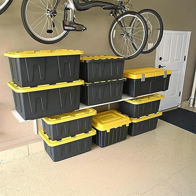 HOMZ 2-Pack Durabilt Tote, Heavy Duty Plastic Storage Bins - Image 2