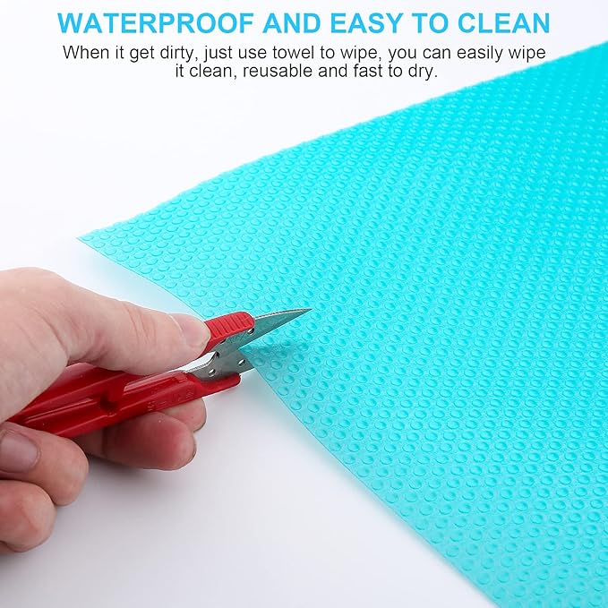 8 Pcs Refrigerator Liners, Fridge Liner and Mats Washable, Refrigerator Shelf - Image 6