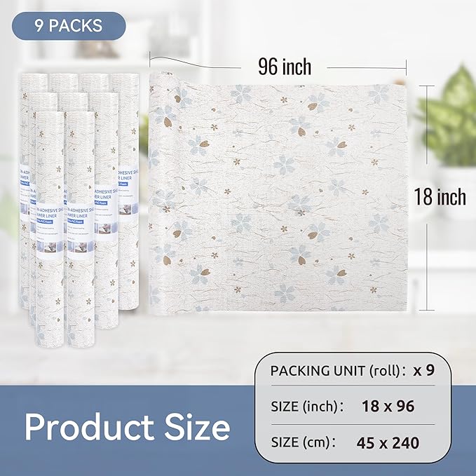 FIFTY FEET 18"x96" Non-Adhesive Shelf Liner - Image 5