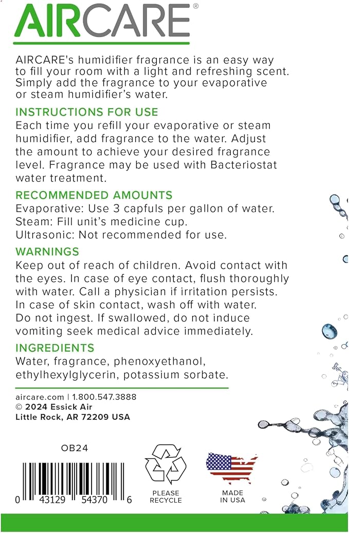 Ocean Breeze Humidifier Fragrance and Bacteriostat Combo Pack - Image 2