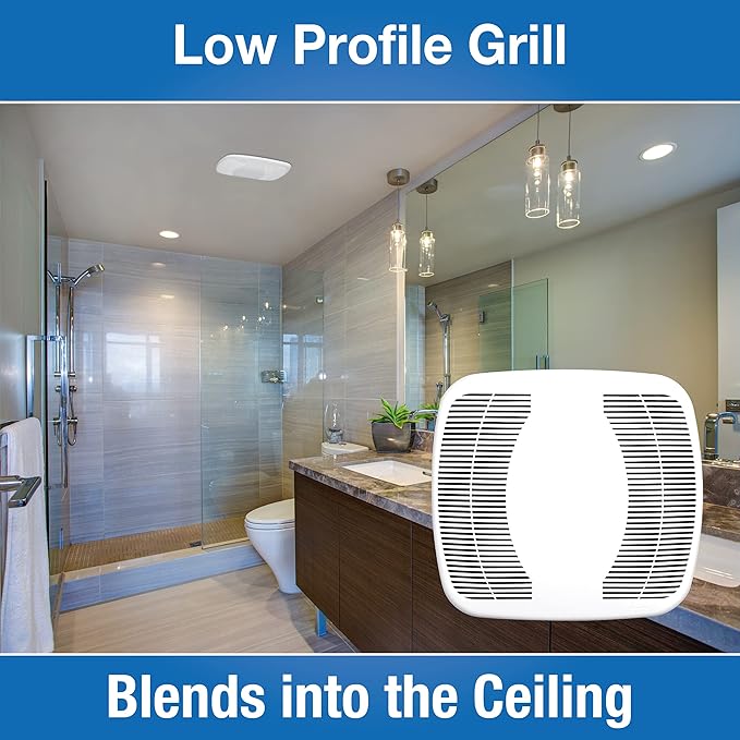 Air King BFQ50 ENERGY STAR® Qualified SNAP-IN Exhaust Fan, 50 CFM - Image 8