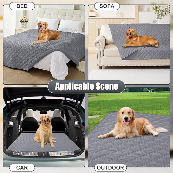 Smiry Waterproof Dog Bed Cover Pet Blanket, Soft Washable Dog Blanket - Image 7