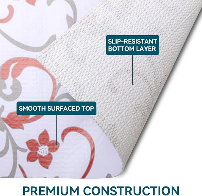 2 Rolls 18" W x 96" L Floral Drawer and Shelf Liner - Image 6