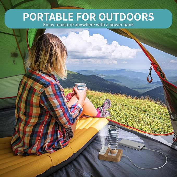 Portable Humidifiers for Travel, Small Mini Humidifier - Image 2