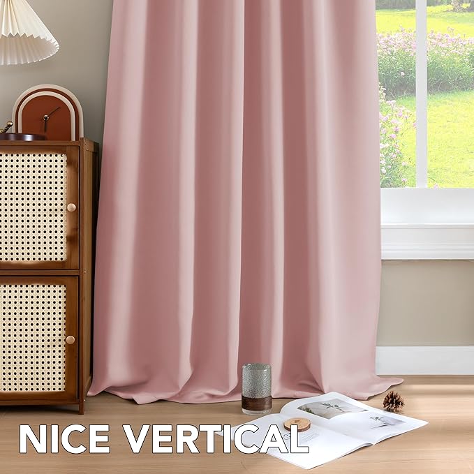 H.VERSAILTEX Blackout Curtains Thermal Insulated Window Treatment Panels Room - Image 8