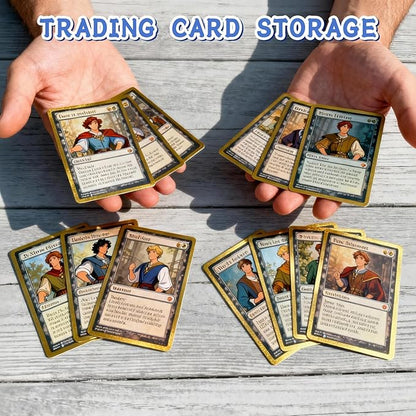 EXYGLO Trading Card Storage Box 25 Pack 520 Count 20pt, 10.6x4.1x3.2 Inch White - Image 5