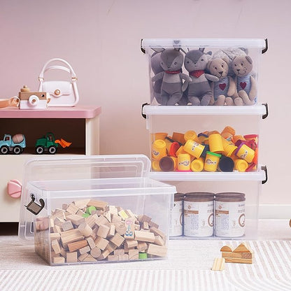 Citylife 33 QT 6 Packs Plastic Storage Bins - Image 4