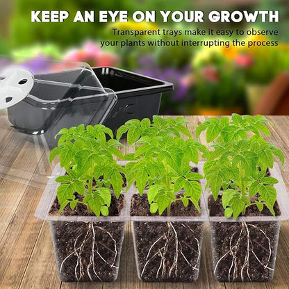 MIXC 10 Packs Seed Starter Tray Seed Starter Kit - Image 3