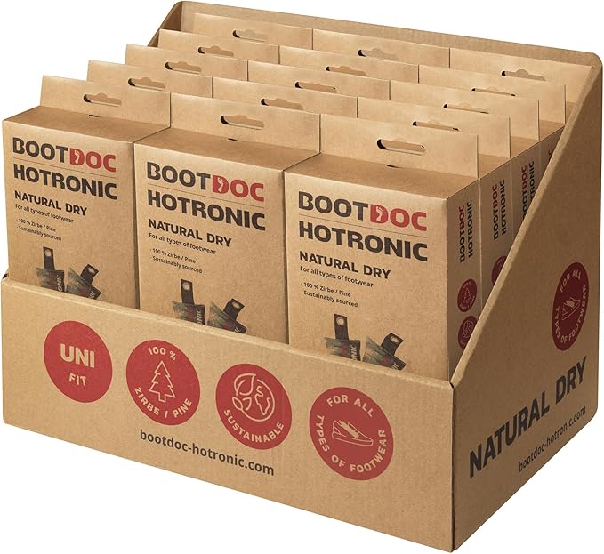 Hotronic Natural Dry Boot & Shoe Drying Pouch – Pair | Stone Pine Filled | - Image 2