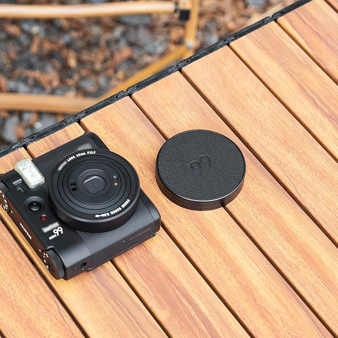 Retro Leather Lens Cap for Fujifilm Insta Mini 99, Aluminum Anti-Dust - Image 9