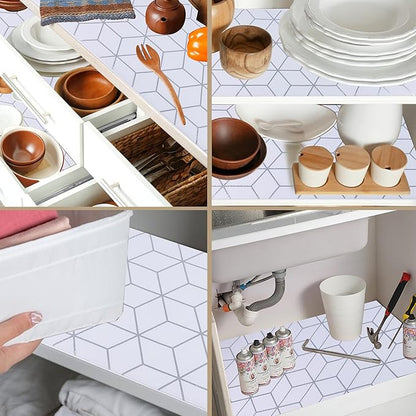 Shelf Liners for Kitchen Cabinet 24 Inch Wide X 20 Ft Non Adhesive Cabinet - Image 2