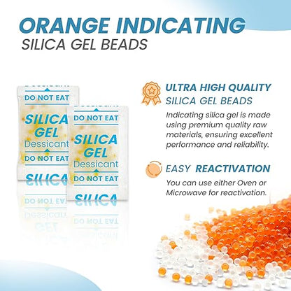 Silica Gel Packets, Moisture Absorbers Desiccant Packs - Image 5