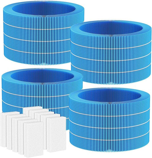 4 Pack Humidifier H35i Wick Filter Replacement Compatible by Cabiclean