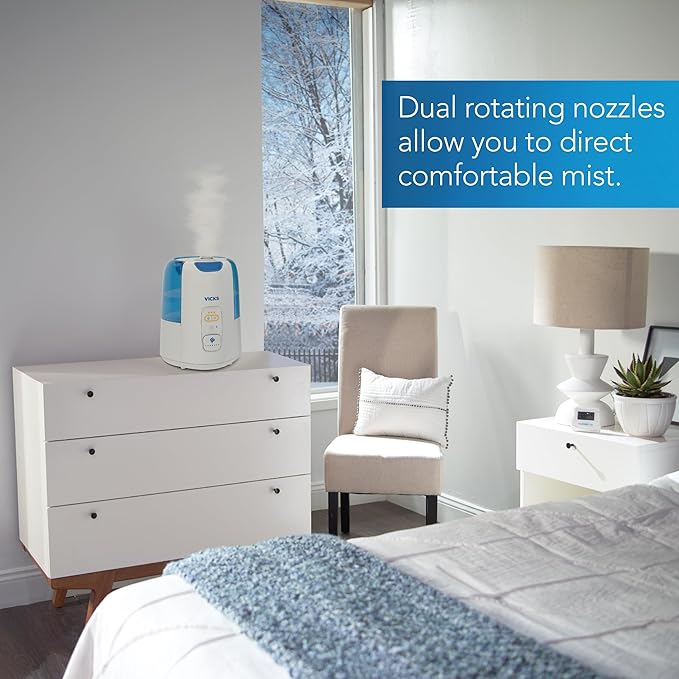 Vicks Dual Comfort Cool + Warm Mist Humidifier - Image 5