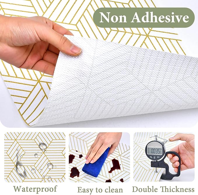 Shelf Liners for Kitchen Cabinets 12in x 20FT, Non Adhesive Cabinet Liner - Image 6