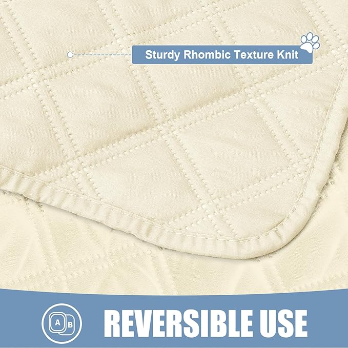 Smiry Waterproof Dog Bed Cover Pet Blanket, Soft Washable Dog Blanket - Image 4