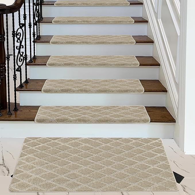 PURE ERA Carpet Stair Tread Landing Mat Tape Free Self Adhesive Non Slip Skid - Image 2
