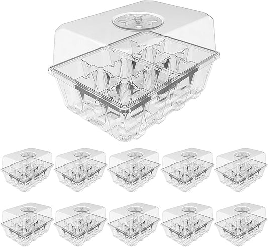 Gardzen 10 Pack Seed Starting Tray, Plant Germination Trays, Seed Starter Kit by Gardzen