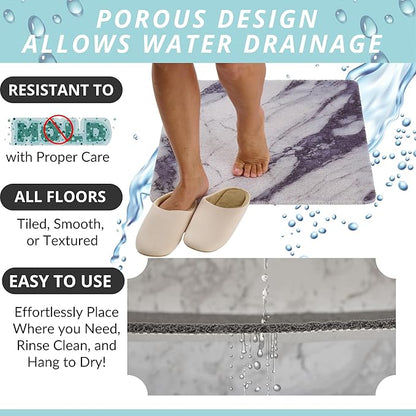 Enkosi Loofah Shower Mat Non Slip – Square Anti Slip Bath Mat - Image 4