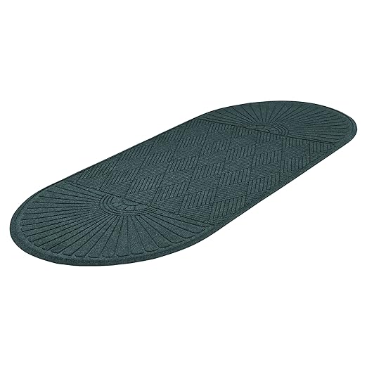 8uardian EcoGuard Diamond w/Double Fan Indoor Wiper Floor Mat, Recycled Plactic by GuardianFloorProtection