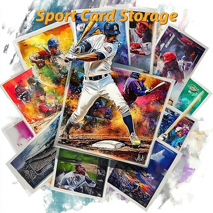 Bulk 900 Capacity Trading Cards Storage Box, in Total 25 Pack Brown White - Image 7