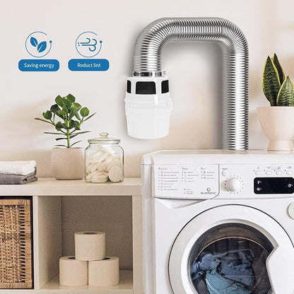 【UPGRADED】NOORNY 3 in1 Indoor Dryer Vent Kit Lint Catcher Bucket Box - Image 5