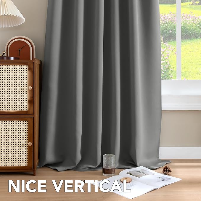 H.VERSAILTEX Blackout Curtains Thermal Insulated Window Treatment Panels Room - Image 8