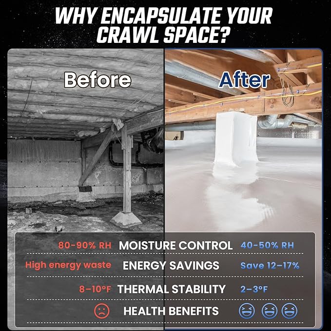 Crawl Space Vapor Barrier - Image 6