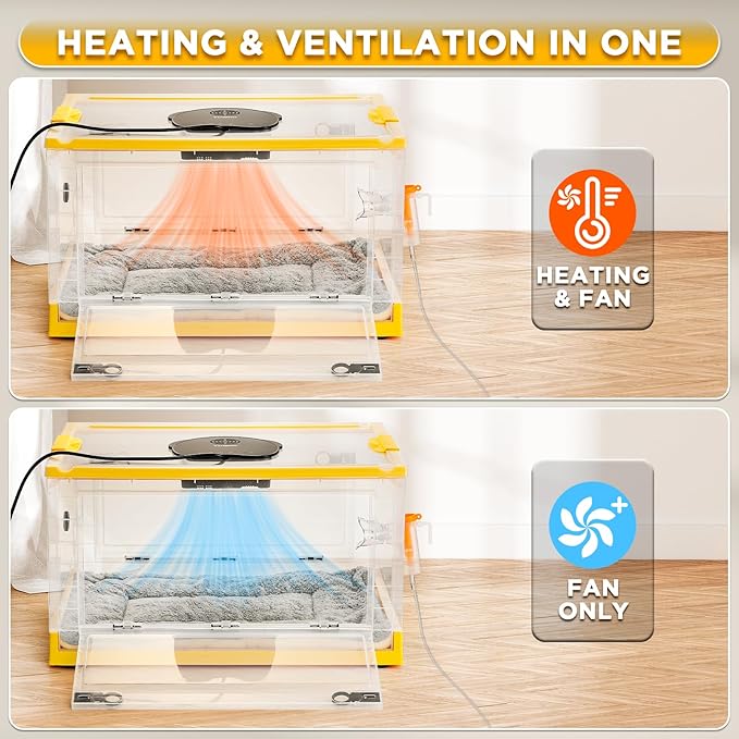 TURBRO 85L Pet Incubator, Precision Temperature Control - Image 2