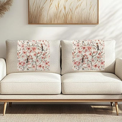 Slip Cover for Recliners Hummingbird Floral Print Anti-Slip Headrest Protector - Image 2