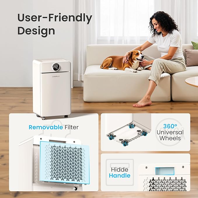CHIVALZ 1500 Sq.Ft Dehumidifier - Image 8