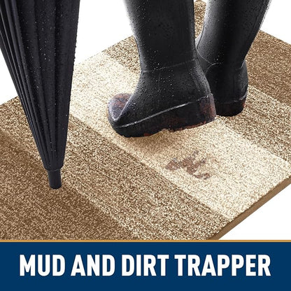 Smiry Dog Door Mat for Muddy Paws, Absorbs Moisture and Dirt, Low-Profile - Image 2
