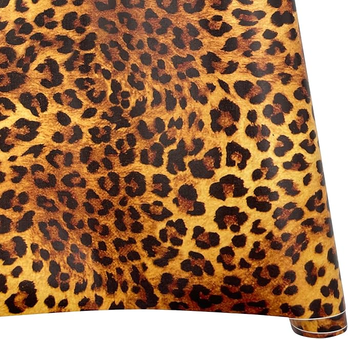 Sexy Leopard Print Self-Adhesive Shelf Drawer Liner Moisture Proof PVC Mat - Image 9