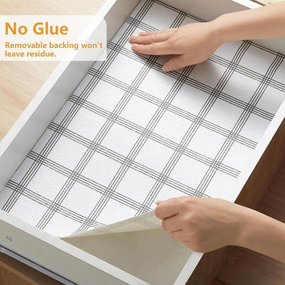 Viseeko Shelf and Drawer Liner for Kitchen Cabinet, Non-Adhesive Cabinet Liners - Image 8