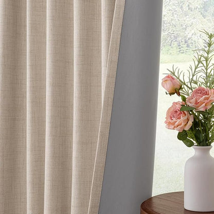 INOVADAY Thermal Sliding Door Curtains 100% Blackout Curtains - Image 5