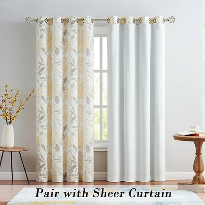 WEST LAKE 100 Blackout Curtain Liner 2 Panels Light Blocking Liner Thermal - Image 4