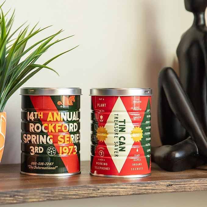 Retro Tin Can, Studio MPLS Designs, Collectable, Peel & Stick Valved End - Image 6