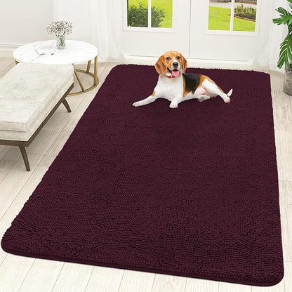 OLANLY Dog Door Mat for Muddy Paws 70x46, Absorbs Moisture and Dirt, Absorbent by OLANLY