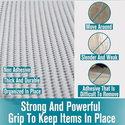 Shelf and Drawer Liner for Kitchen Cabinets Non-Adhesive, Non Slip Durable - Image 6