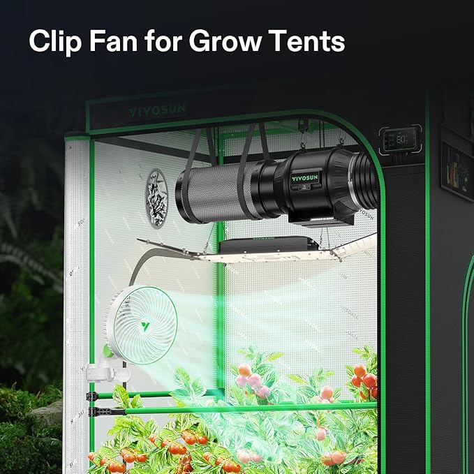 VIVOSUN AeroWave E6 Grow Tent Fan 6”, EC Motor, Smart Wifi Control, US Patented - Image 2