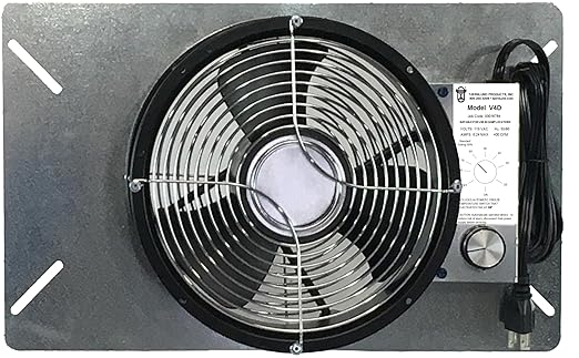 Tjernlund - V4D UnderAire Moisture Reducing Crawlspace Ventilator Fan by Tjernlund