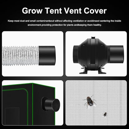 MELONFARM 4 inch Air Carbon Filter Smelliness Control - Image 3