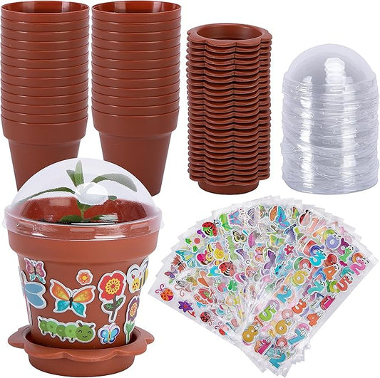 25 Packs Cupcake Plant Nursery Pots by PurpleStar
