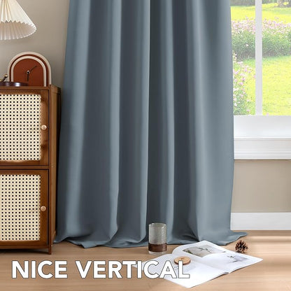 H.VERSAILTEX Blackout Curtains Thermal Insulated Window Treatment Panels Room - Image 8