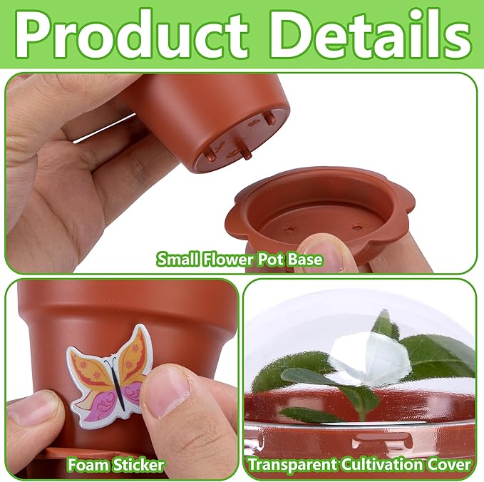 25 Packs Cupcake Plant Nursery Pots - Image 3