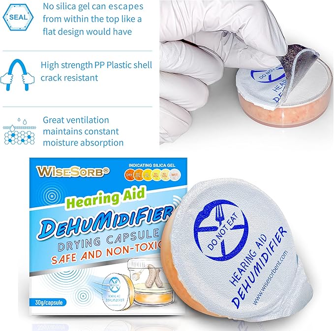 3 Pieces Hearing Aid Dryer, Hearing Aid Dryer Capsules Bricks, Hearing Aid - Image 3