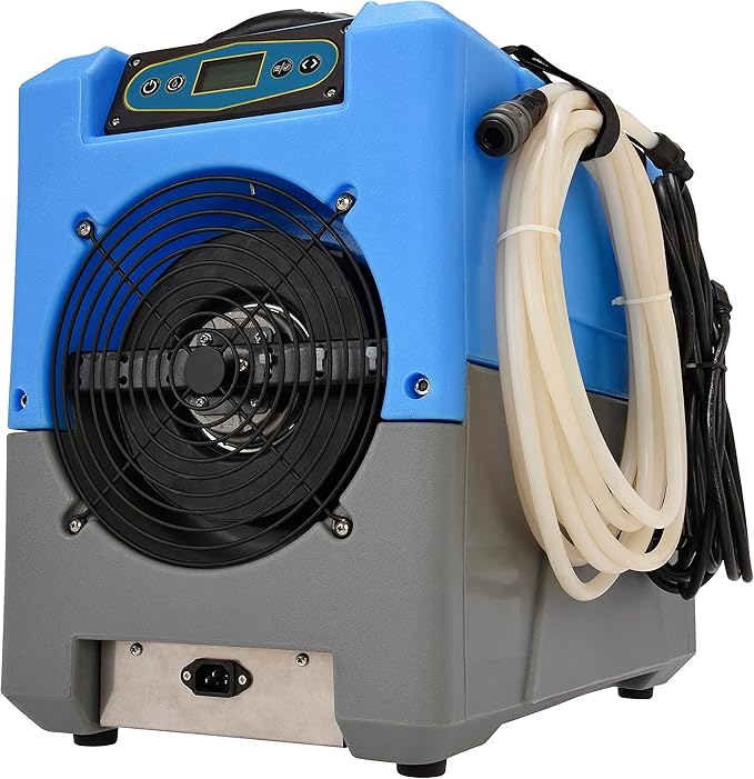 BlueDri 150PPD Low Grain Refrigerant Compact Portable Commercial Dehumidifier by BlueDri